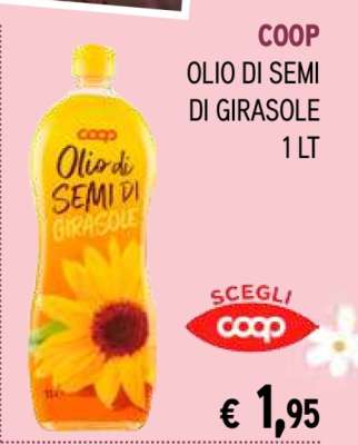 COOP OLIO DI SEMI DI GIRASOLE 1 LT