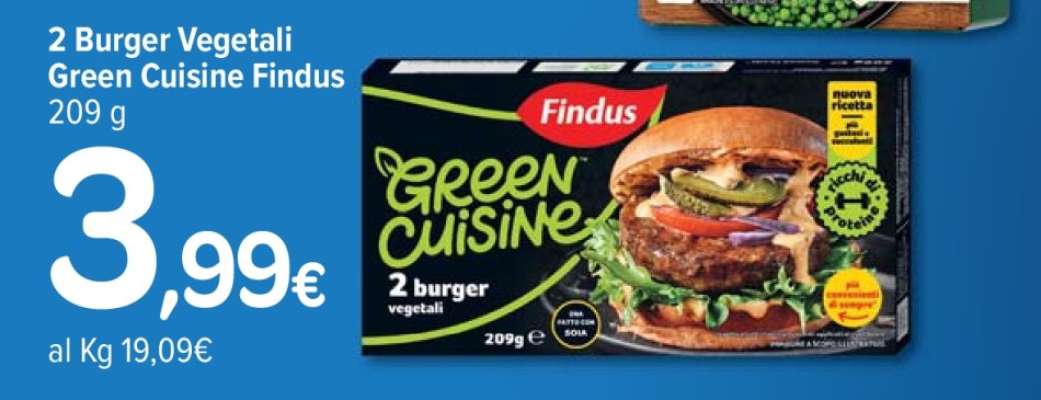 2 Burger Vegetali Green Cuisine Findus