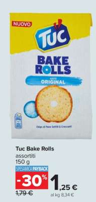 TUC BAKE ROLLS