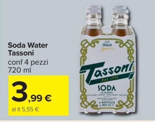 Soda Water Tassoni