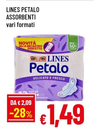 LINES PETALO ASSORBENTI