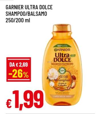 Garnier Ultra Dolce Shampoo/Balsamo