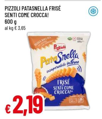PIZZOLI PATASNELLA FRISÉ SENTI COME CROCCA!