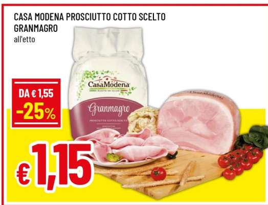 Casa Modena Prosciutto Cotto Scelto Granmagro