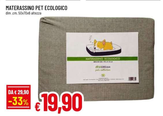 MATERASSINO PET ECOLOGICO