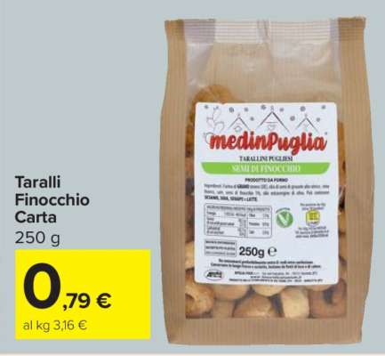 Taralli Finocchio Carta