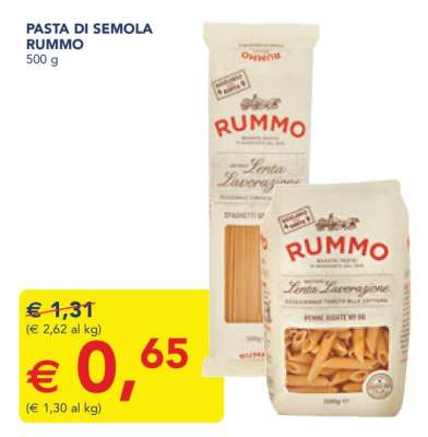 PASTA DI SEMOLA RUMMO