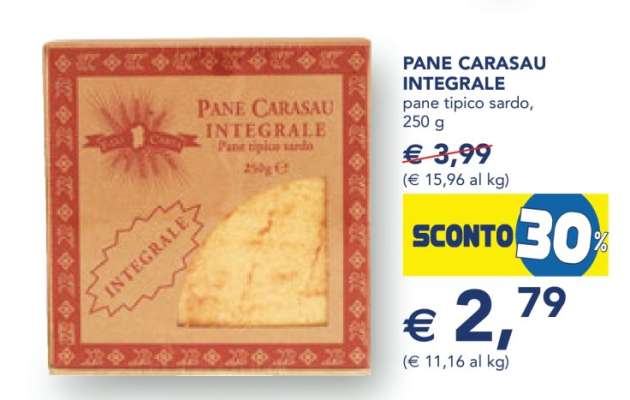 PANE CARASAU INTEGRALE