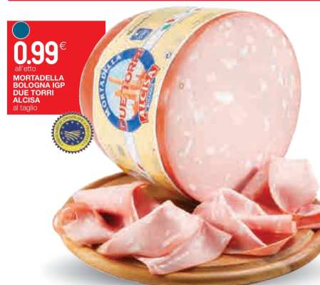 Mortadella Bologna IGP Due Torri Alcisa
