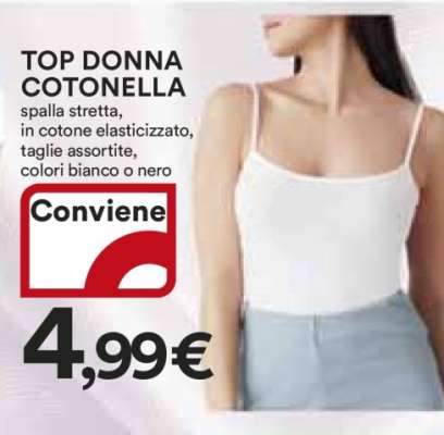 TOP DONNA COTONELLA