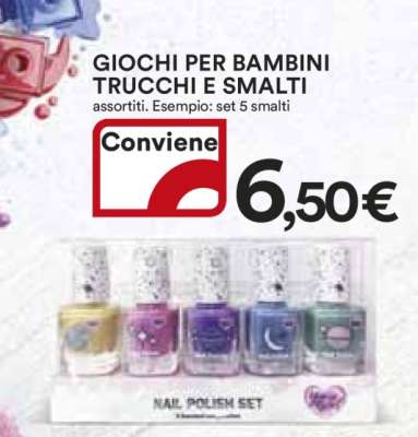 GIOCHI PER BAMBINI TRUCCHI E SMALTI