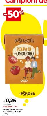 POLPA DI POMODORO GLI SPESOTTI COOP