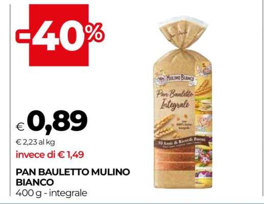 Pan Bauletto Mulino Bianco