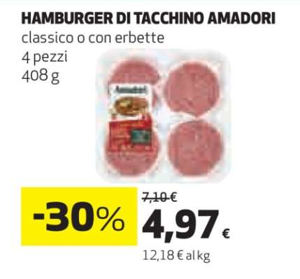 Hamburger di Tacchino Amadori