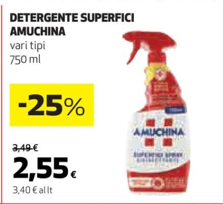 DETERGENTE SUPERFICI AMUCHINA