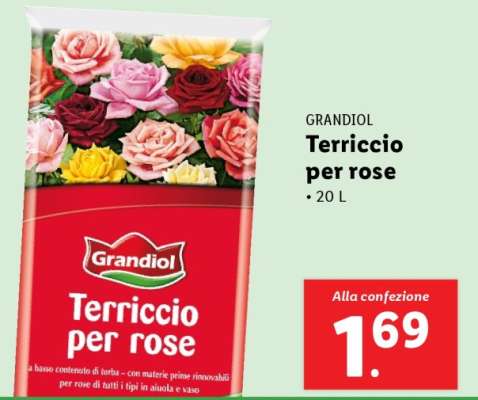 Grandiol Terriccio per rose