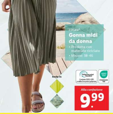 Gonna midi da donna