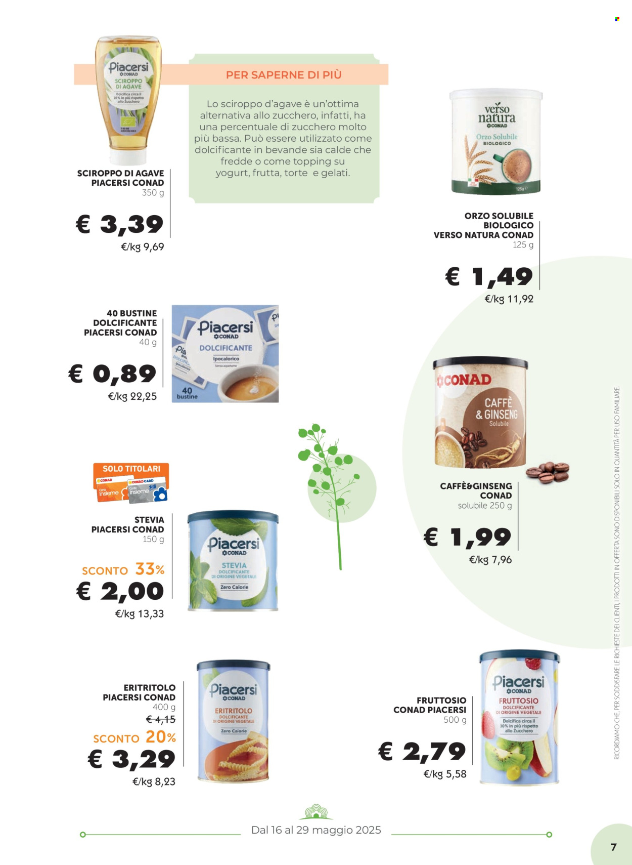 Volantino Conad - 16.5.2025 - 29.5.2025.