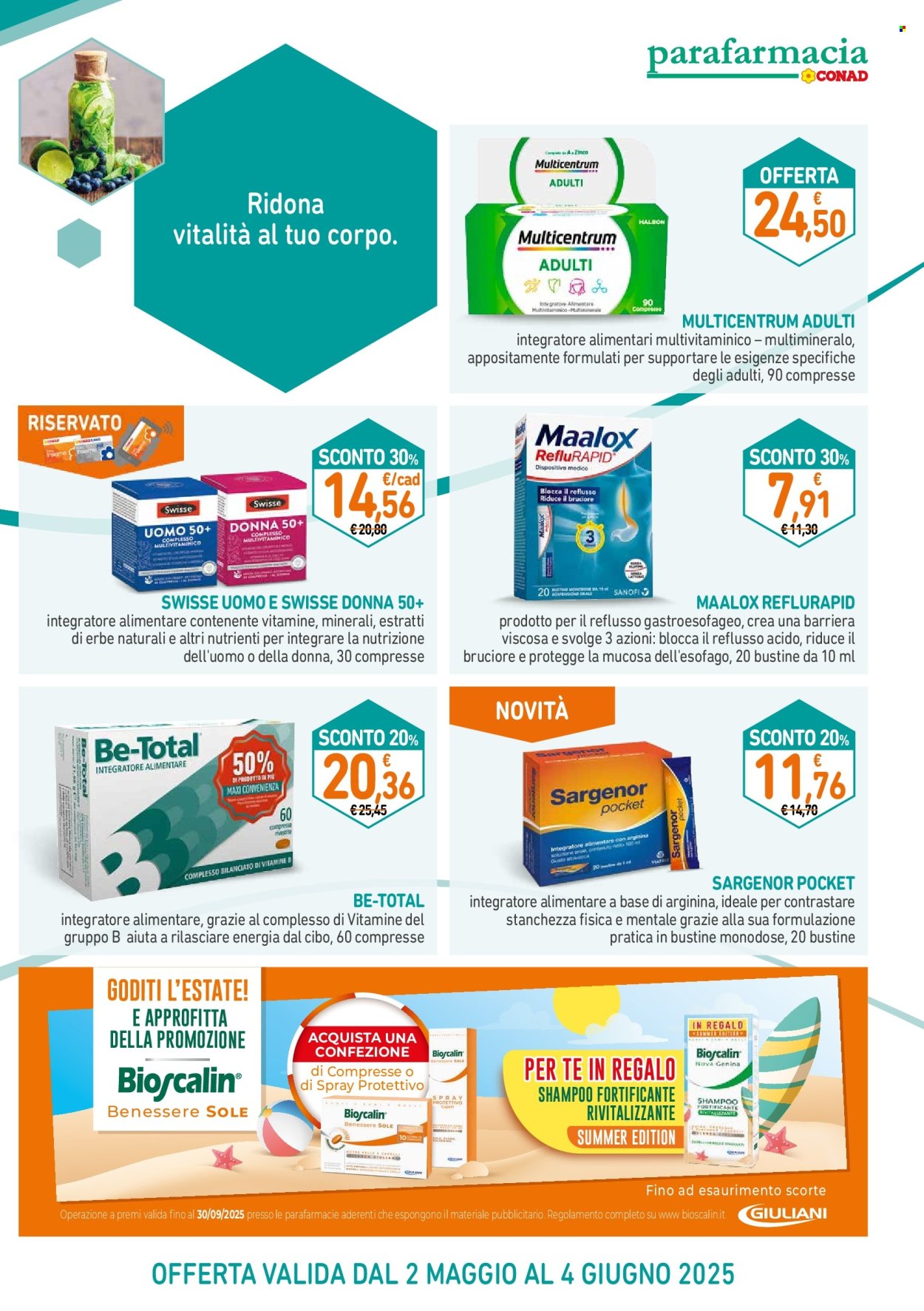Volantino Parafarmacia Conad - 2.5.2025 - 4.6.2025.