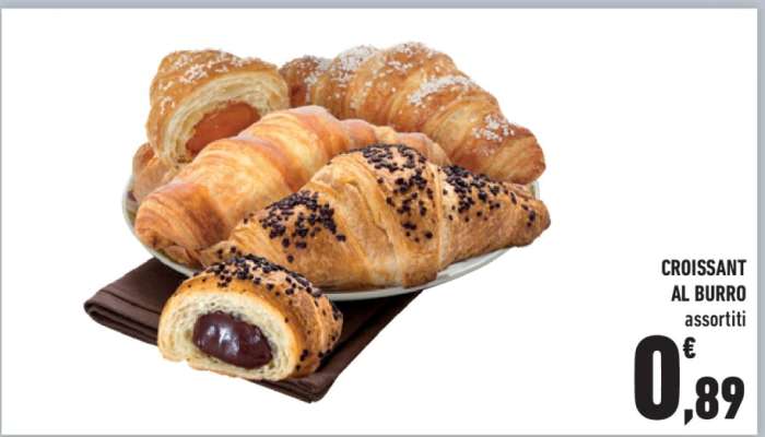 CROISSANT AL BURRO assortiti