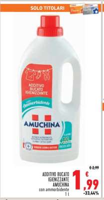 Additivo Bucato Igienizzante Amuchina