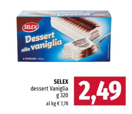 SELEX dessert Vaniglia