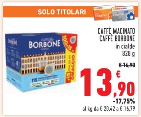Caffè Macinato Caffè Borbone