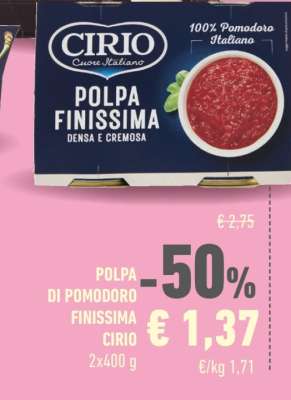 Polpa di Pomodoro Finissima Cirio