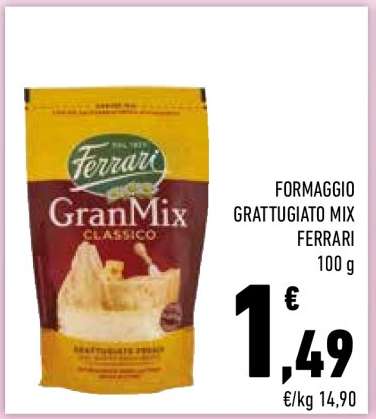 FORMAGGIO GRATTUGIATO MIX FERRARI