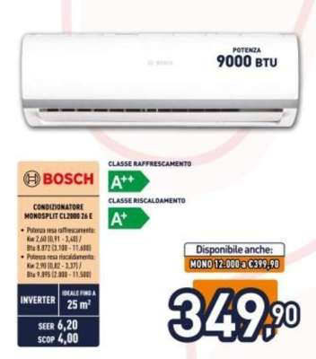 BOSCH Condizionatore Monosplit CL12000 26 E