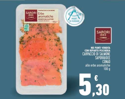 CARPACCIO DI SALMONE SAPORI&IDEE CONAD