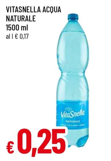 Vitasnella Acqua naturale