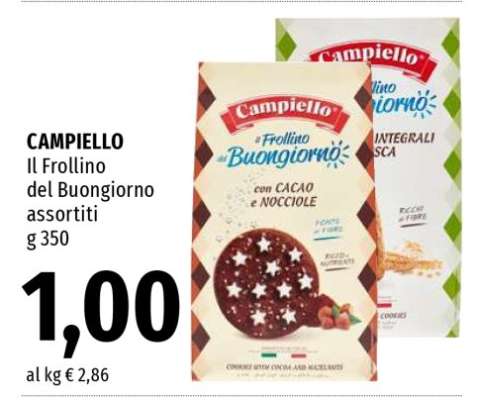 CAMPIELLO Il Frollino del Buongiorno assortiti