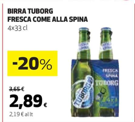 BIRRA TUBORG FRESCA COME ALLA SPINA