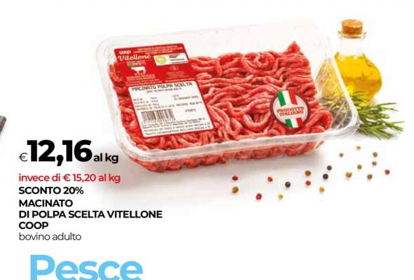 MACINATO DI POLPA SCELTA VITELLONE COOP