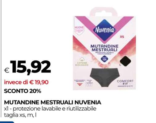Mutandine Mestruali Nuvenia