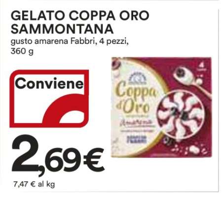 GELATO COPPA ORO SAMMONTANA
