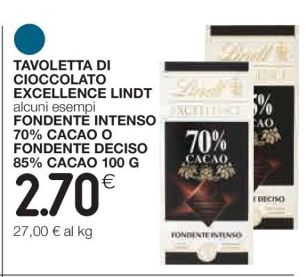 Tavoletta di Cioccolato Excellence Lindt