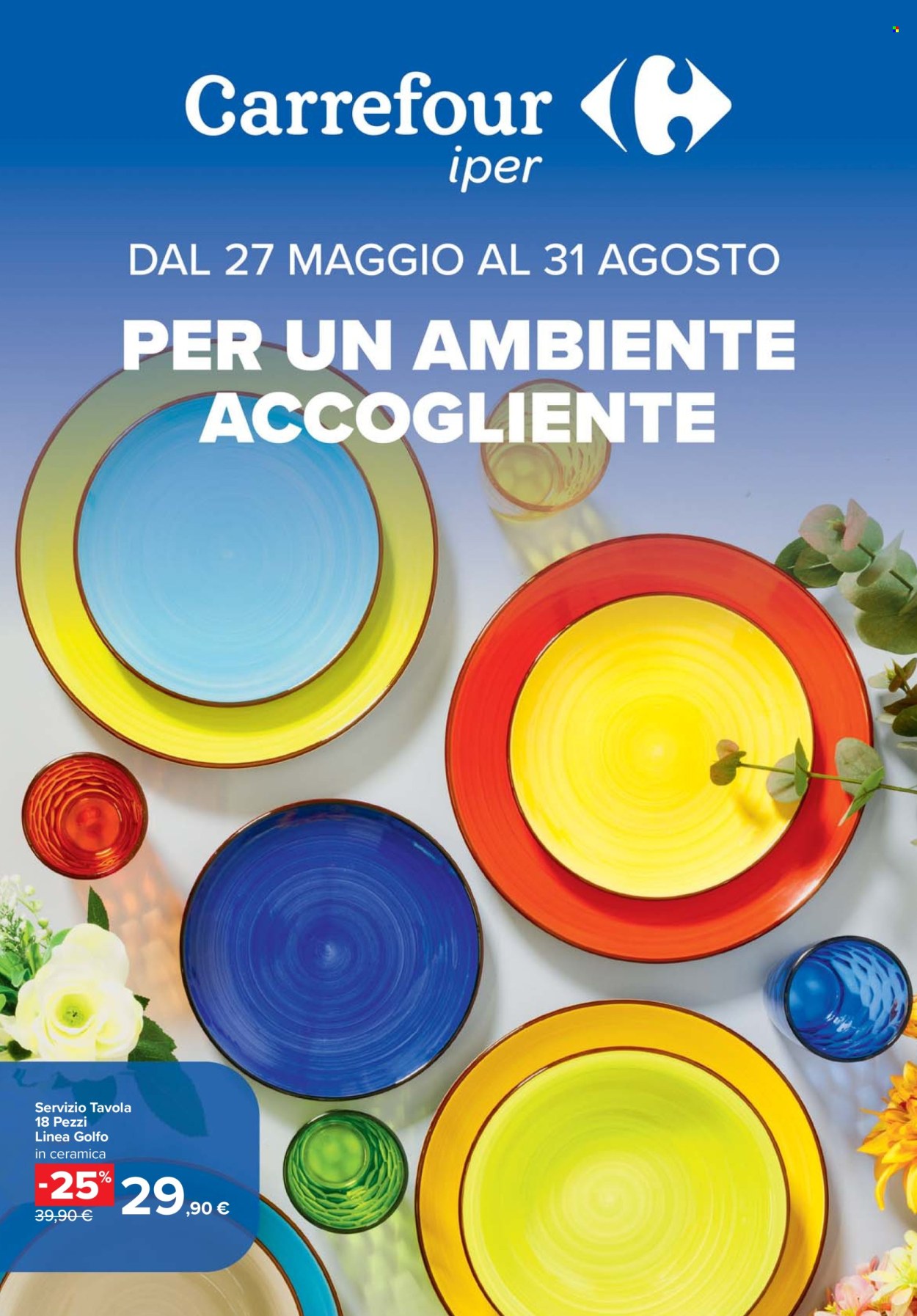 Volantino Carrefour - 27.5.2025 - 31.8.2025. Pagina 1