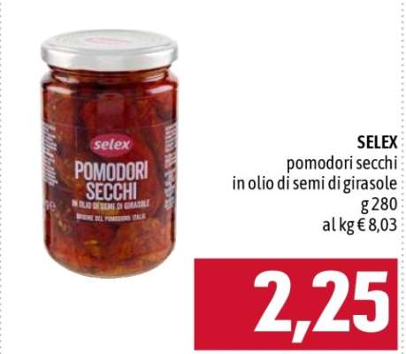 SELEX Pomodori Secchi
