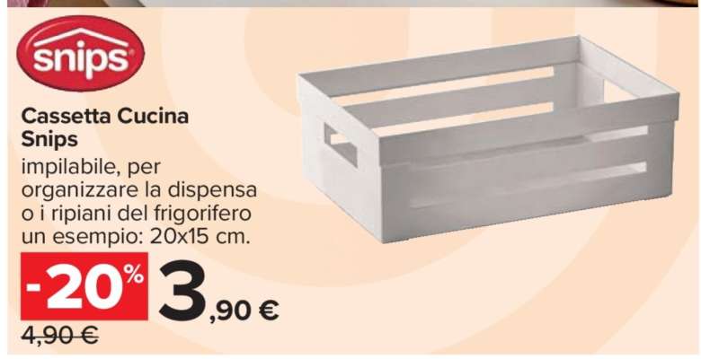 Cassetta Cucina Snips