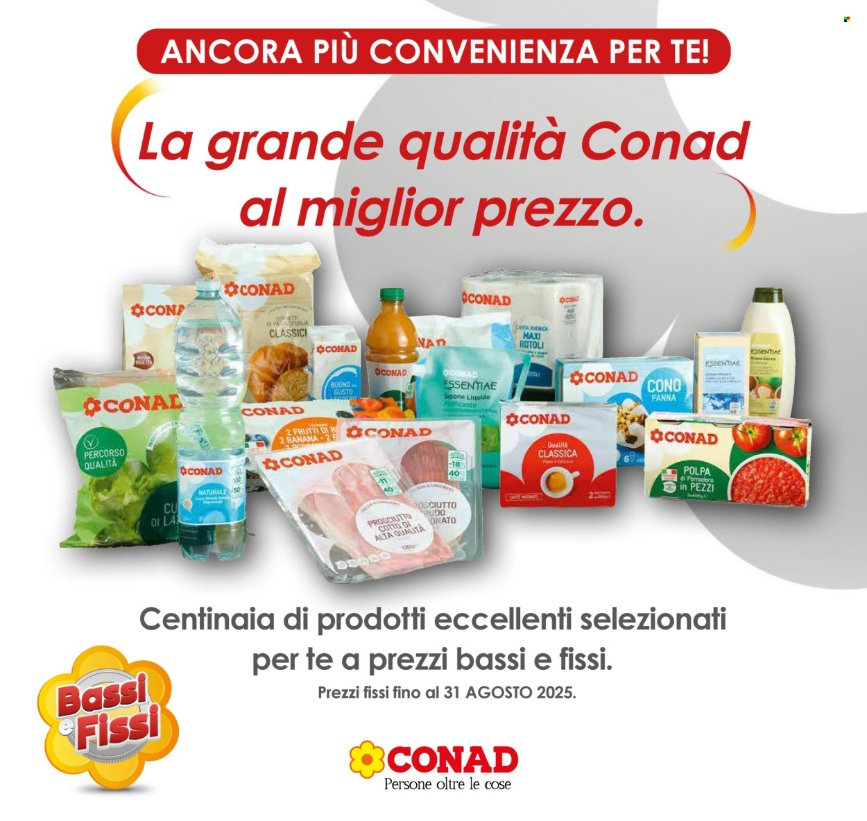 Volantino Conad - 1.5.2025 - 31.8.2025. Pagina 1