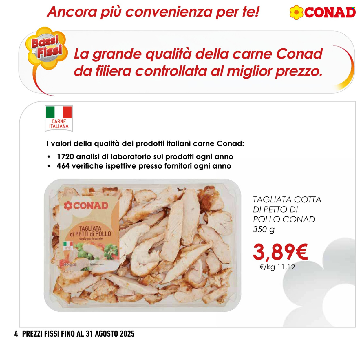 Volantino Conad - 1.5.2025 - 31.8.2025. Pagina 4