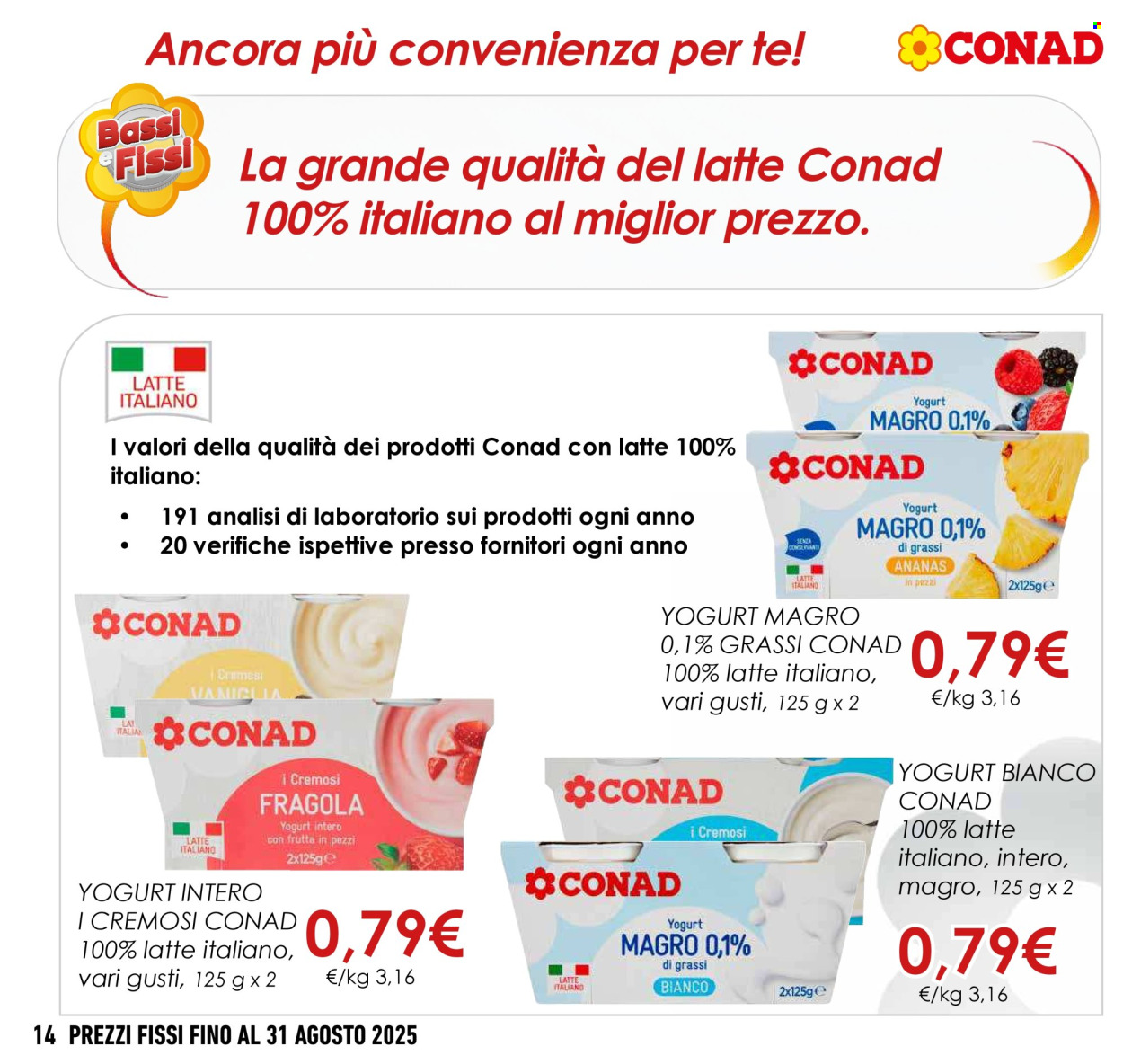 Volantino Conad - 1.5.2025 - 31.8.2025. Pagina 14