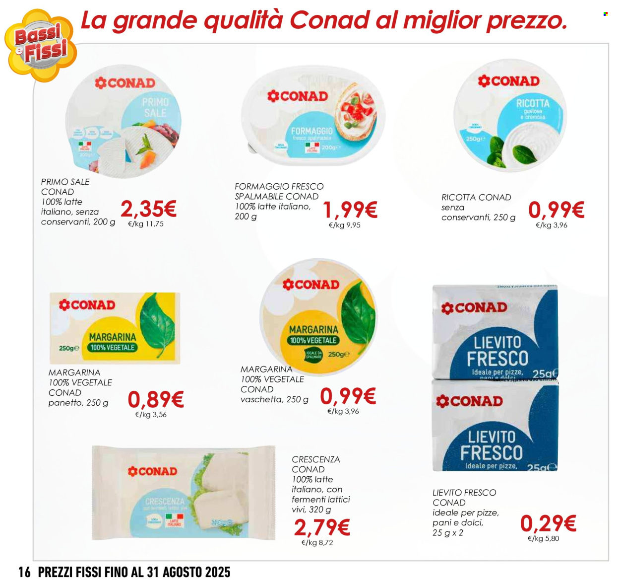Volantino Conad - 1.5.2025 - 31.8.2025. Pagina 16