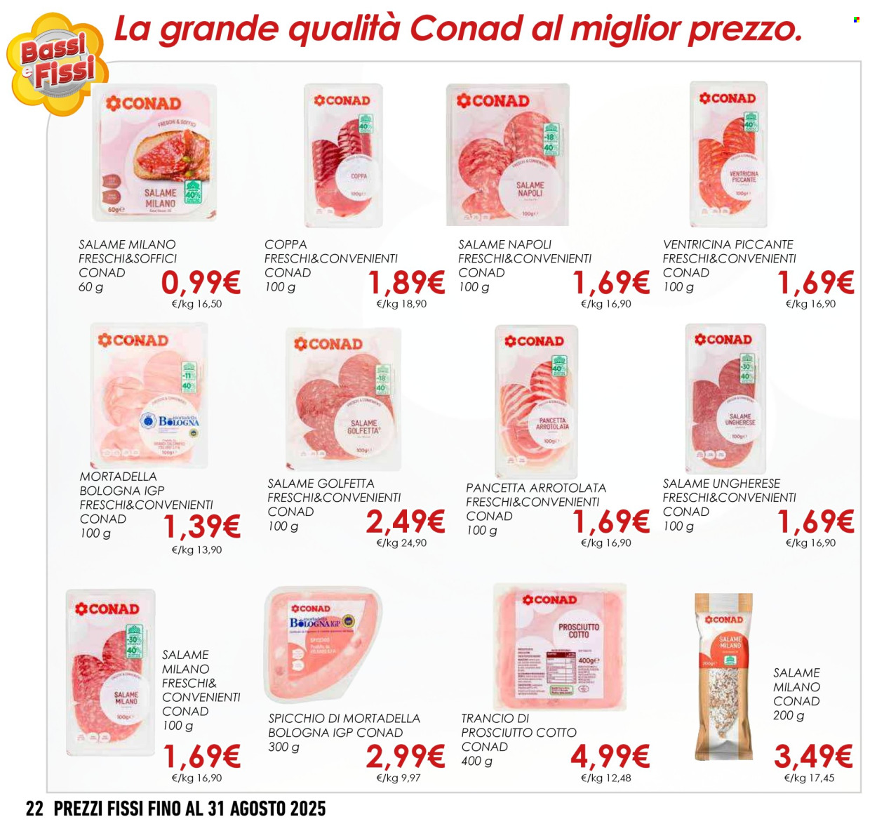Volantino Conad - 1.5.2025 - 31.8.2025. Pagina 22