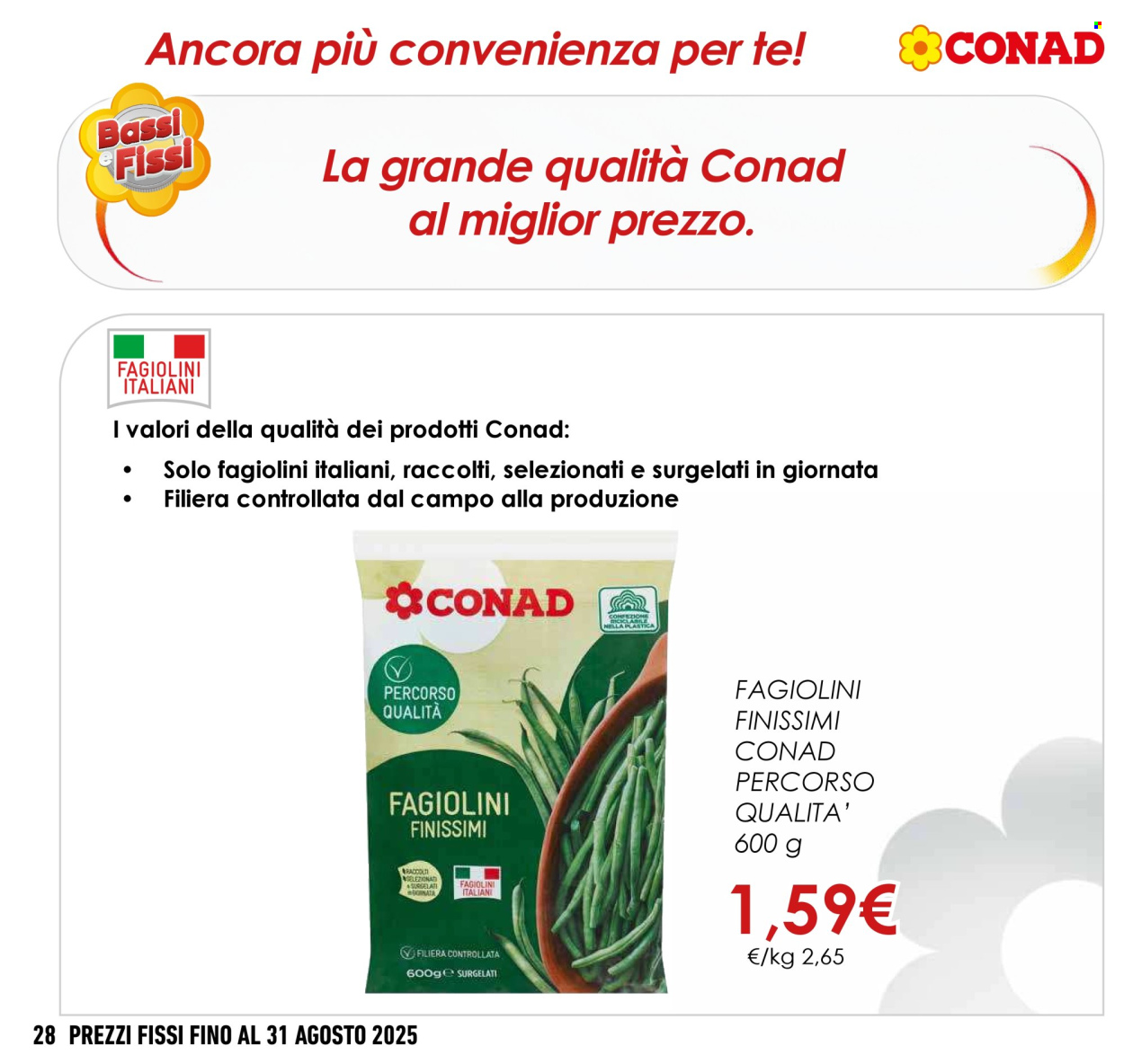 Volantino Conad - 1.5.2025 - 31.8.2025. Pagina 28