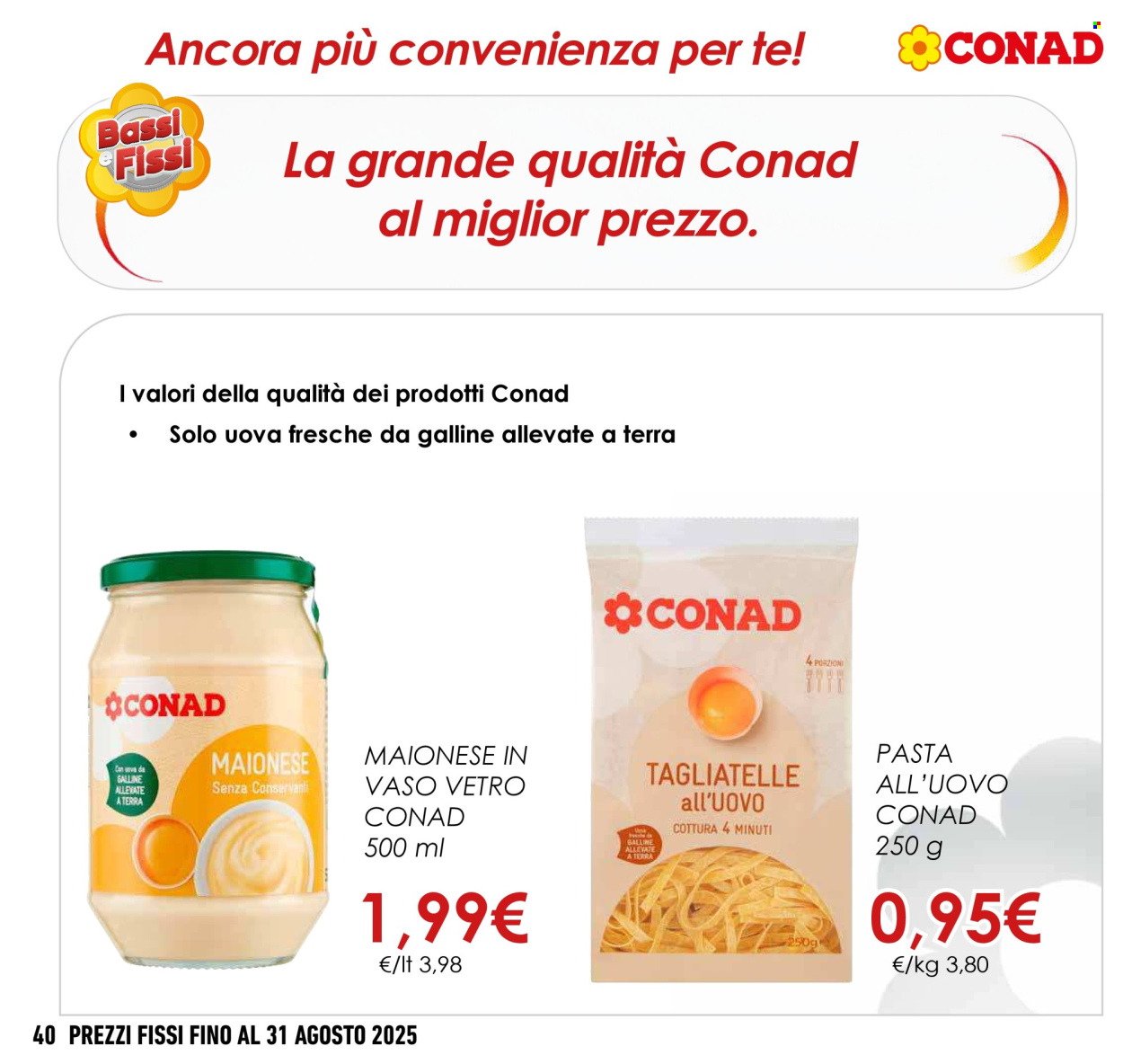 Volantino Conad - 1.5.2025 - 31.8.2025. Pagina 40