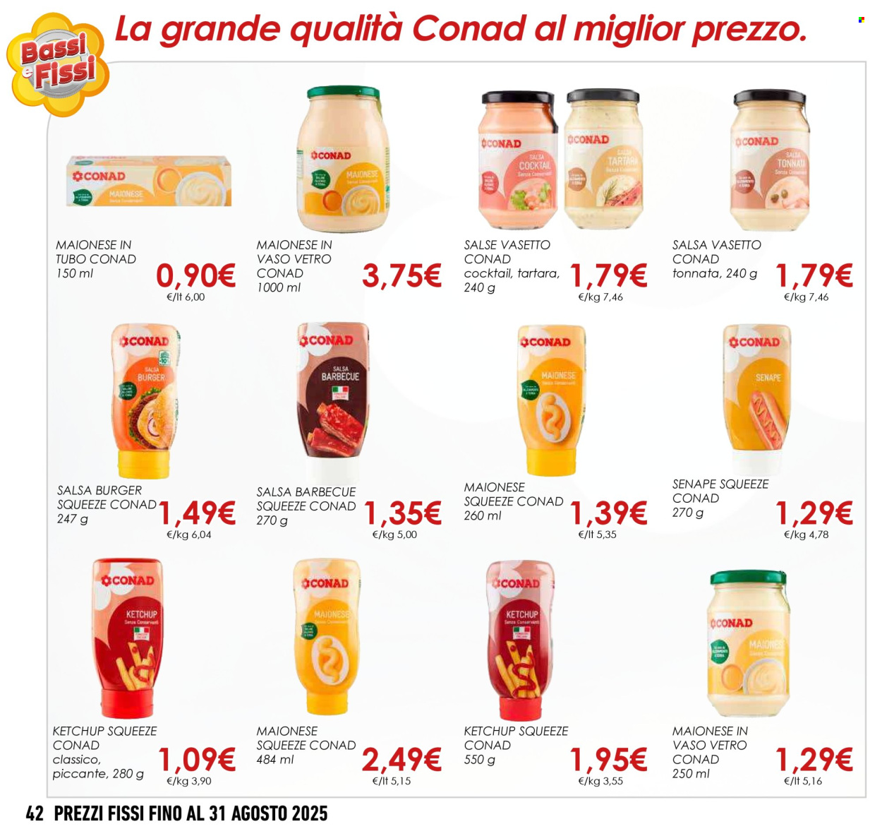 Volantino Conad - 1.5.2025 - 31.8.2025. Pagina 42