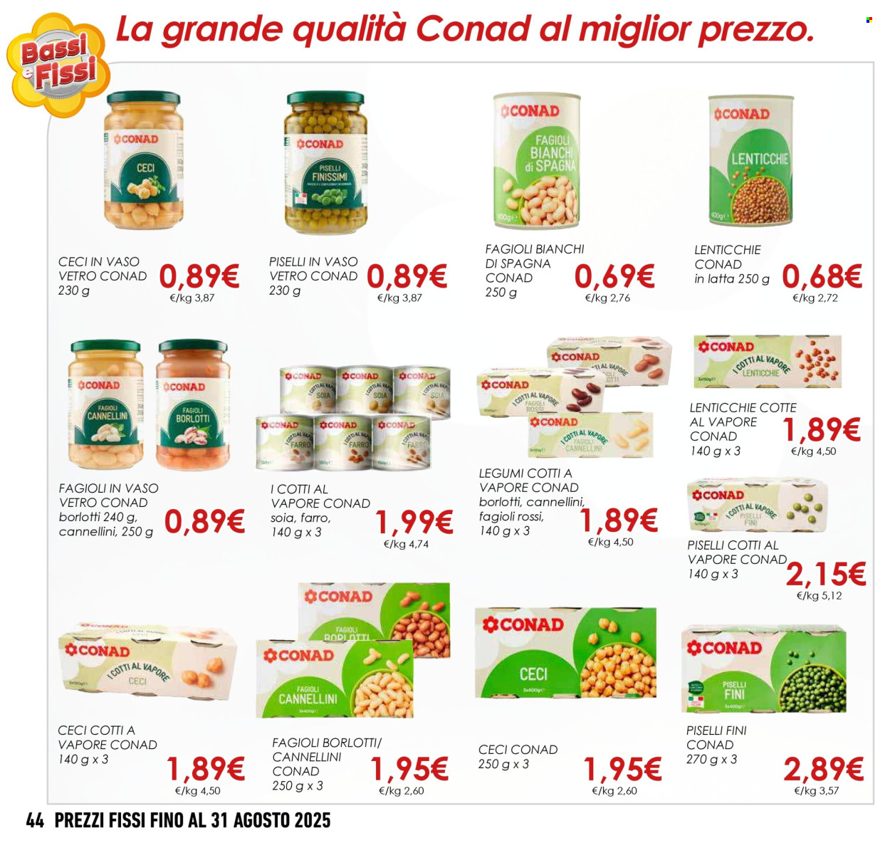 Volantino Conad - 1.5.2025 - 31.8.2025. Pagina 44